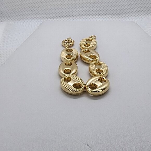 Brand New Bazilian 18k Gold Filled Mariner Link Bracelet - Picture 4 of 4